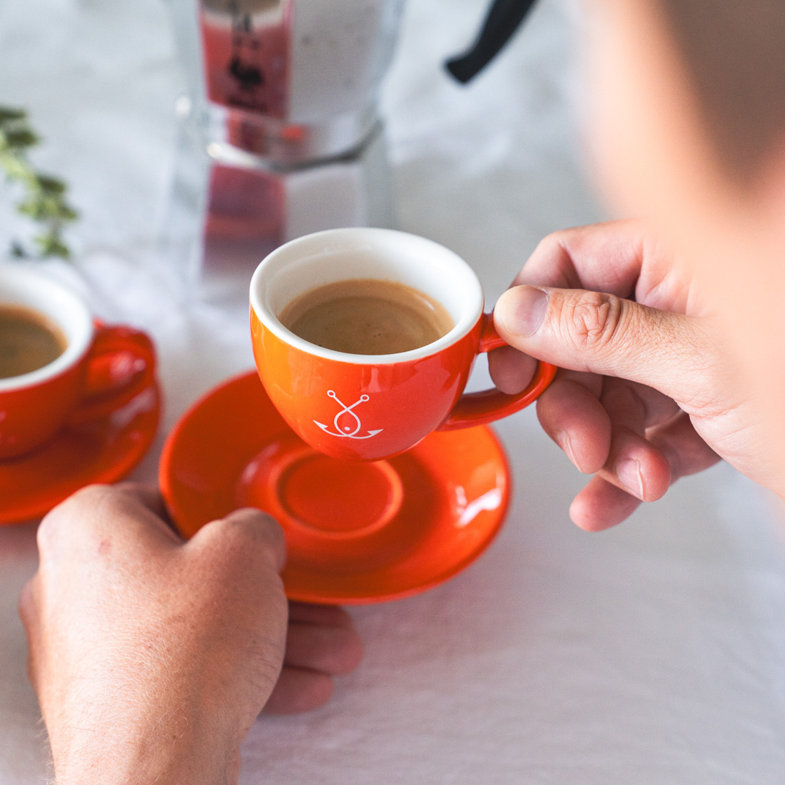 Espresso Tasse mit Untertasse – Fangfrisch
