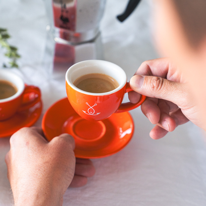 Espresso Tasse mit Untertasse – Fangfrisch