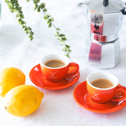 Espresso Tasse mit Untertasse – Fangfrisch